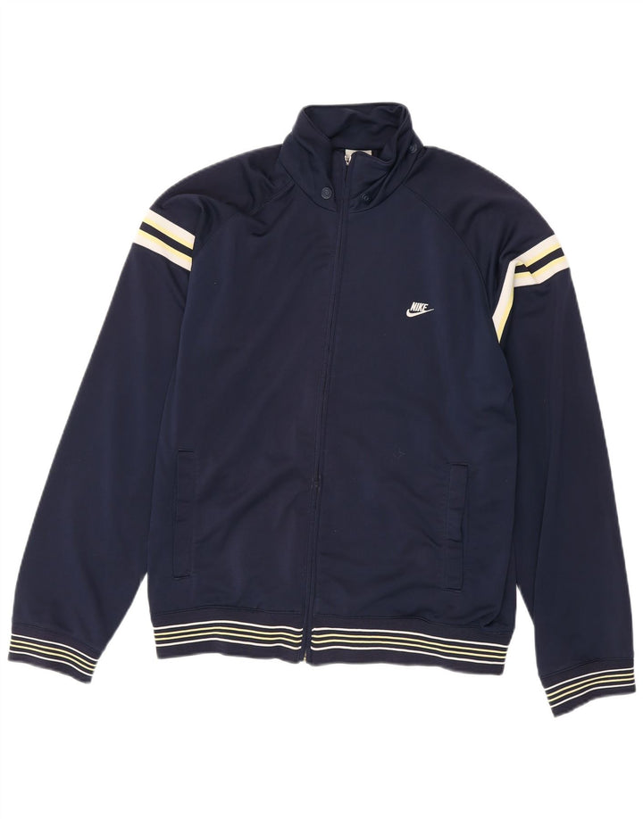 Nike træningsdragt til mænd, topjakke, medium marineblå polyester