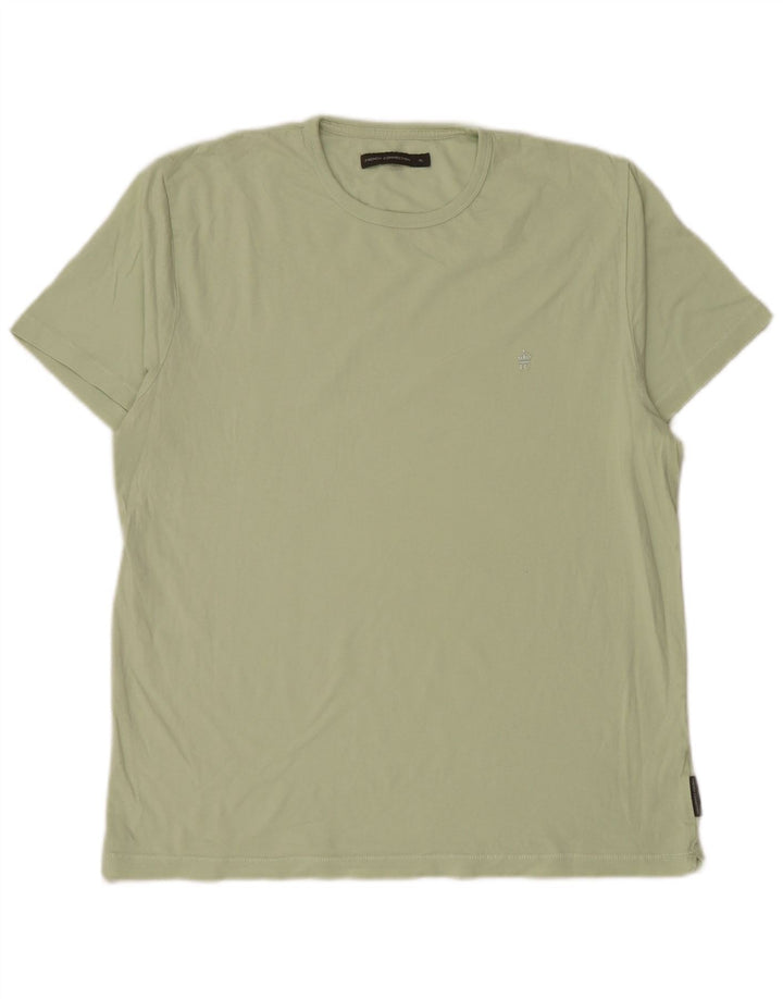 French Connection Herre T-Shirt Top XL Grøn Bomuld