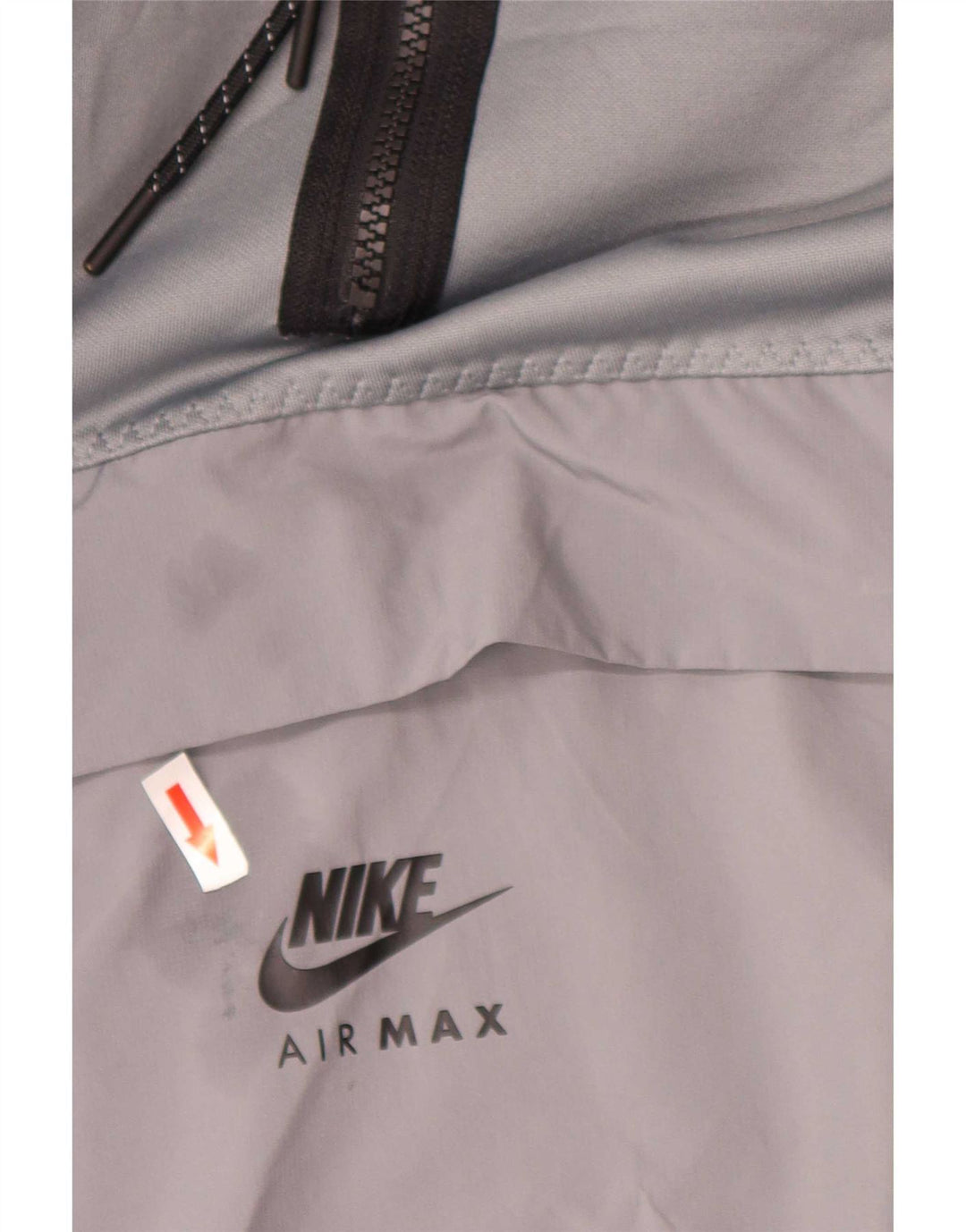 Nike Air Max hættetrøje med lynlås til mænd Medium Grå Polyester Sports