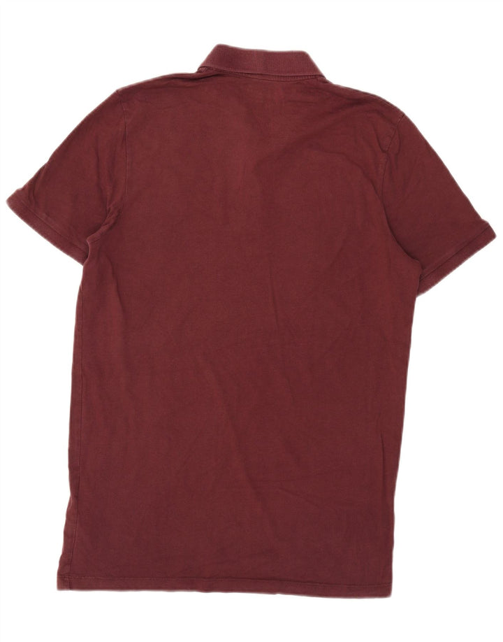 Jack & Jones Herre grafisk poloshirt Medium Bourgogne bomuld