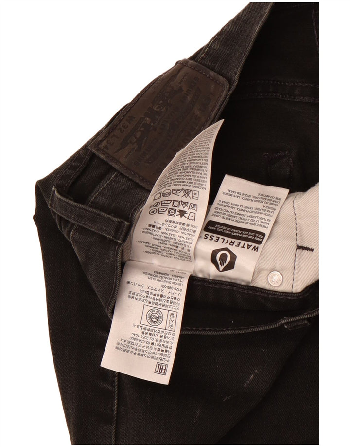 Levi's Herre 511 Slim Tapered Jeans W32 L34 Sort Bomuld