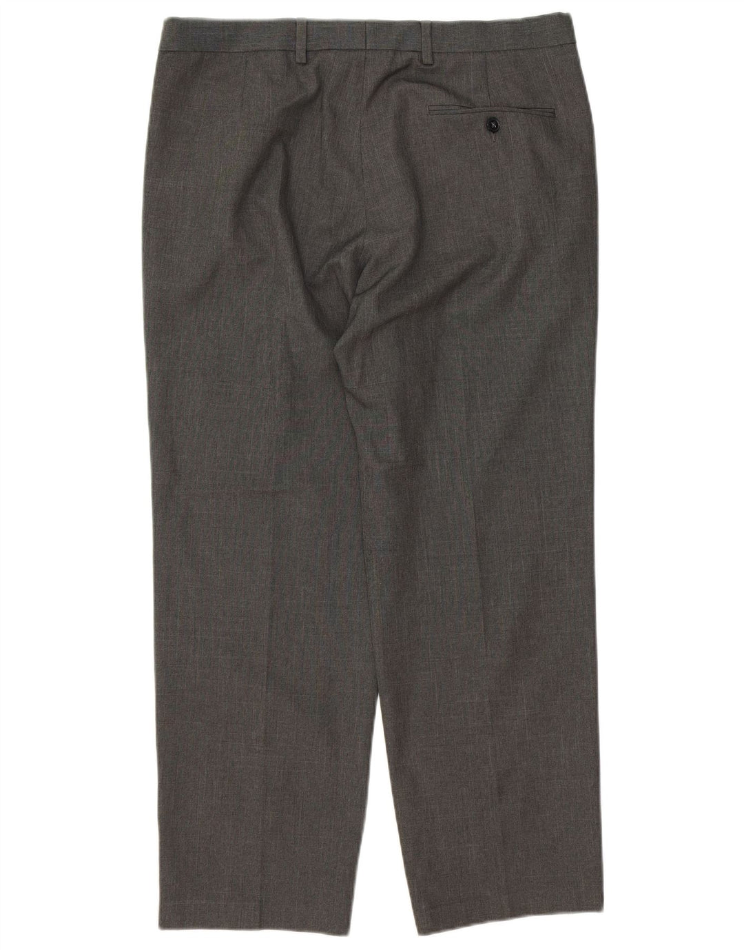 Marks & Spencer Herre Regular Fit Suit Bukser W34 L29 Grå polyester