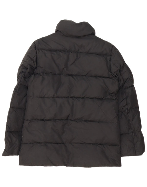 Zara Polstret Damejakke UK 14 Medium Sort Polyamid