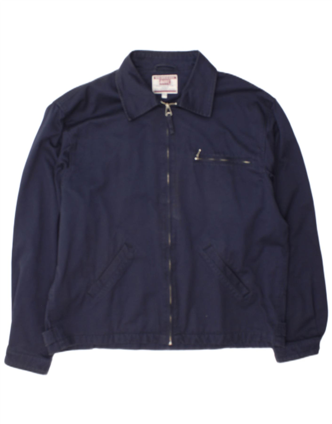Rifle Herre Bomber Jacket UK 42 2XL Navy Blue Cotton