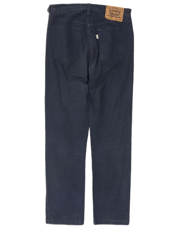 LEVI'S Lige jeans til kvinder W31 L27 Marineblå bomuld