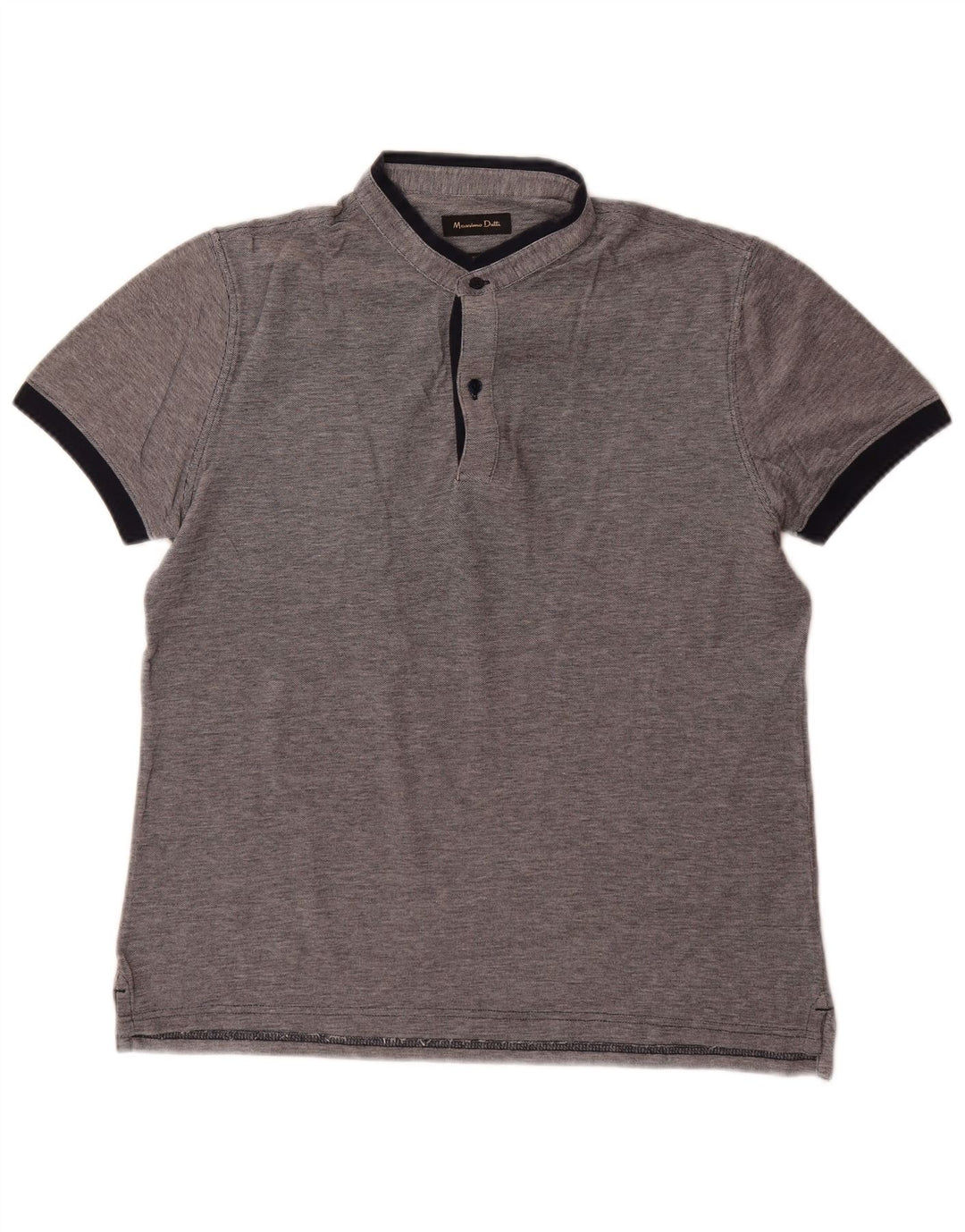 Massimo Dutti Polo skjorte til mænd Medium Grey Flecked