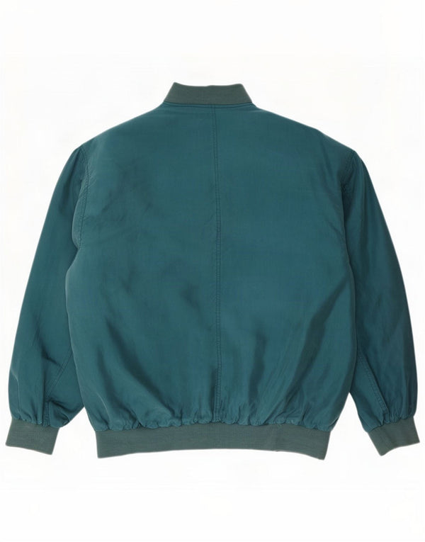 Rene Bomberjakke til mænd UK 44 2XL Blå Silk