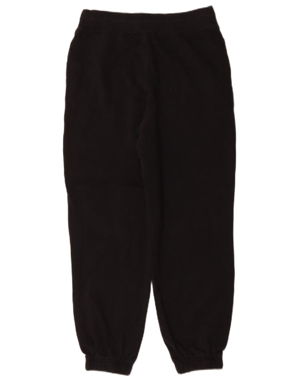 Marks & Spencer Womens Tracksuit Trousers Joggers UK 10 Small  Black Cotton