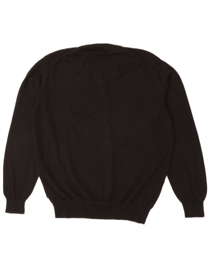 HUGO BOSS Herre V-hals sweater Medium Sort