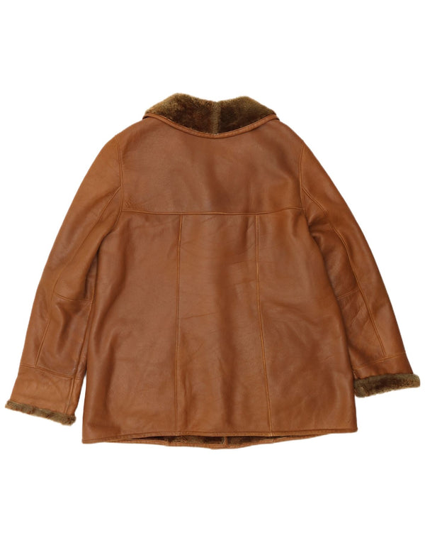 Barnardo Dame Shearling Jacket UK 16 Large Brown