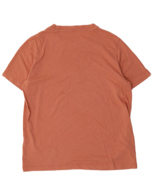 Reebok Grafisk T-shirt top til kvinder UK 12/14 Medium Pink Bomuld