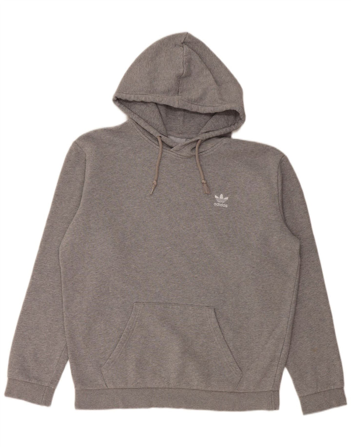 ADIDAS Herre hættetrøje Jumper Medium Grey Flecked Bomuld