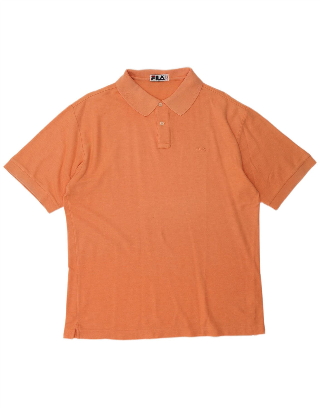 Fila Herre Polo Shirt IT 54 XL Orange Bomuld