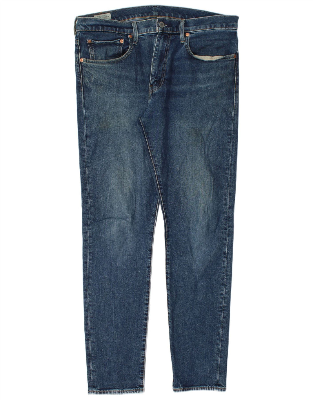 LEVI'S Herre 512 Slim Tapered Jeans W34 L32 Blå Bomuld