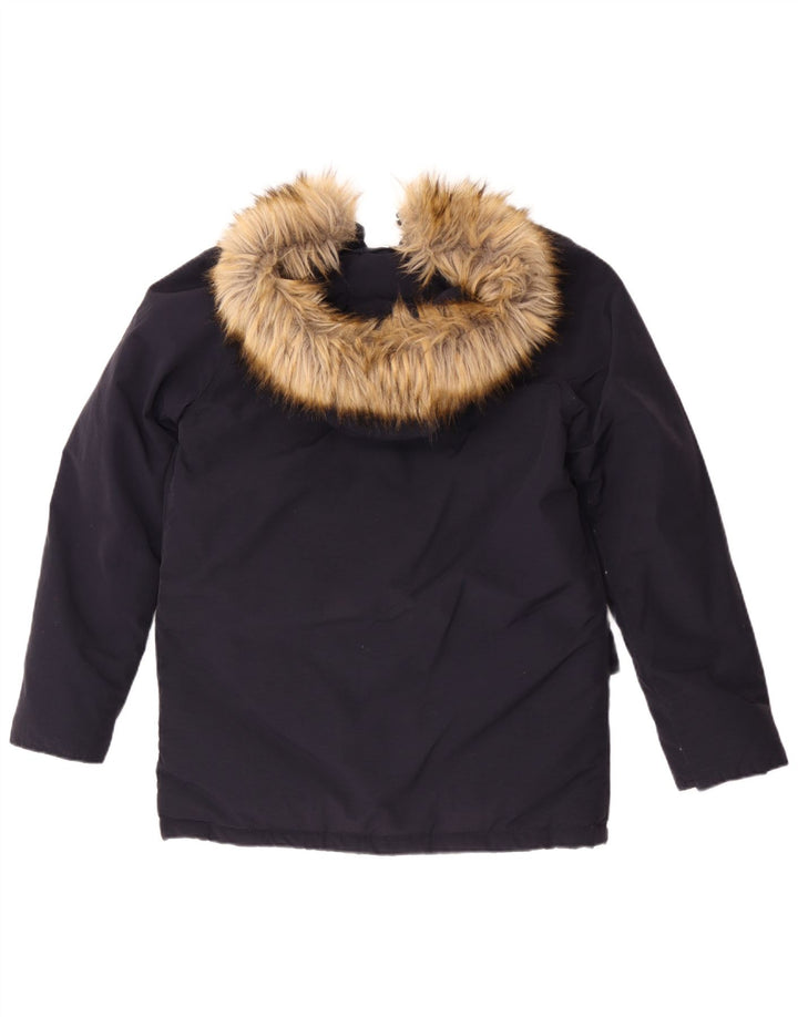 Refrigue Herre hættepolstret jakke UK 36 Small Navy Blue Nylon