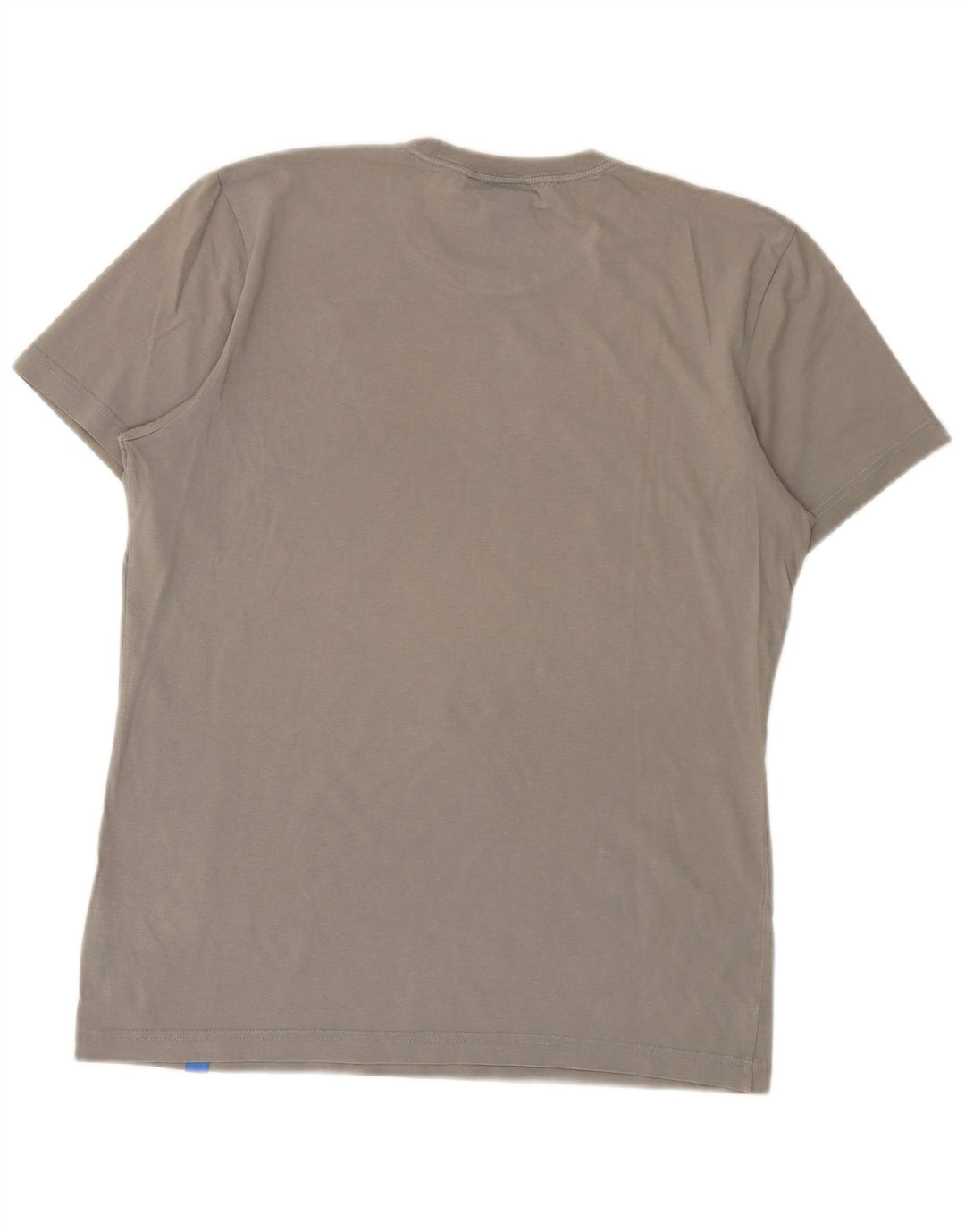 ADIDAS Grafisk T-shirt til mænd, mellemgrå bomuld