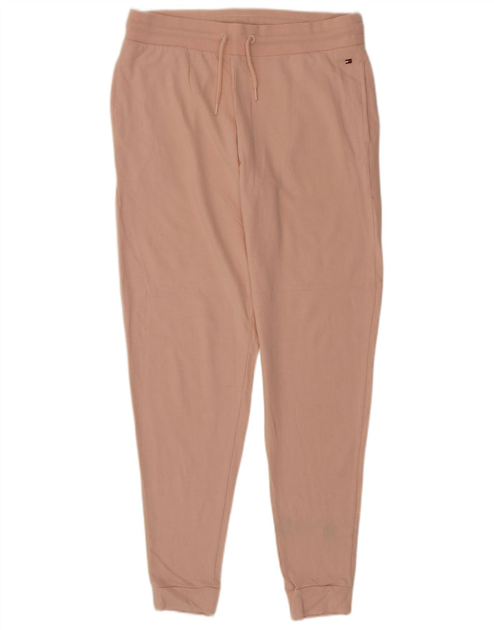 TOMMY HILFIGER Træningsdragt til kvinder Joggers UK 14 Large Pink Bomuld