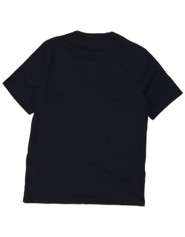 Hugo Boss Herre T-Shirt Top XL Marineblå Bomuld