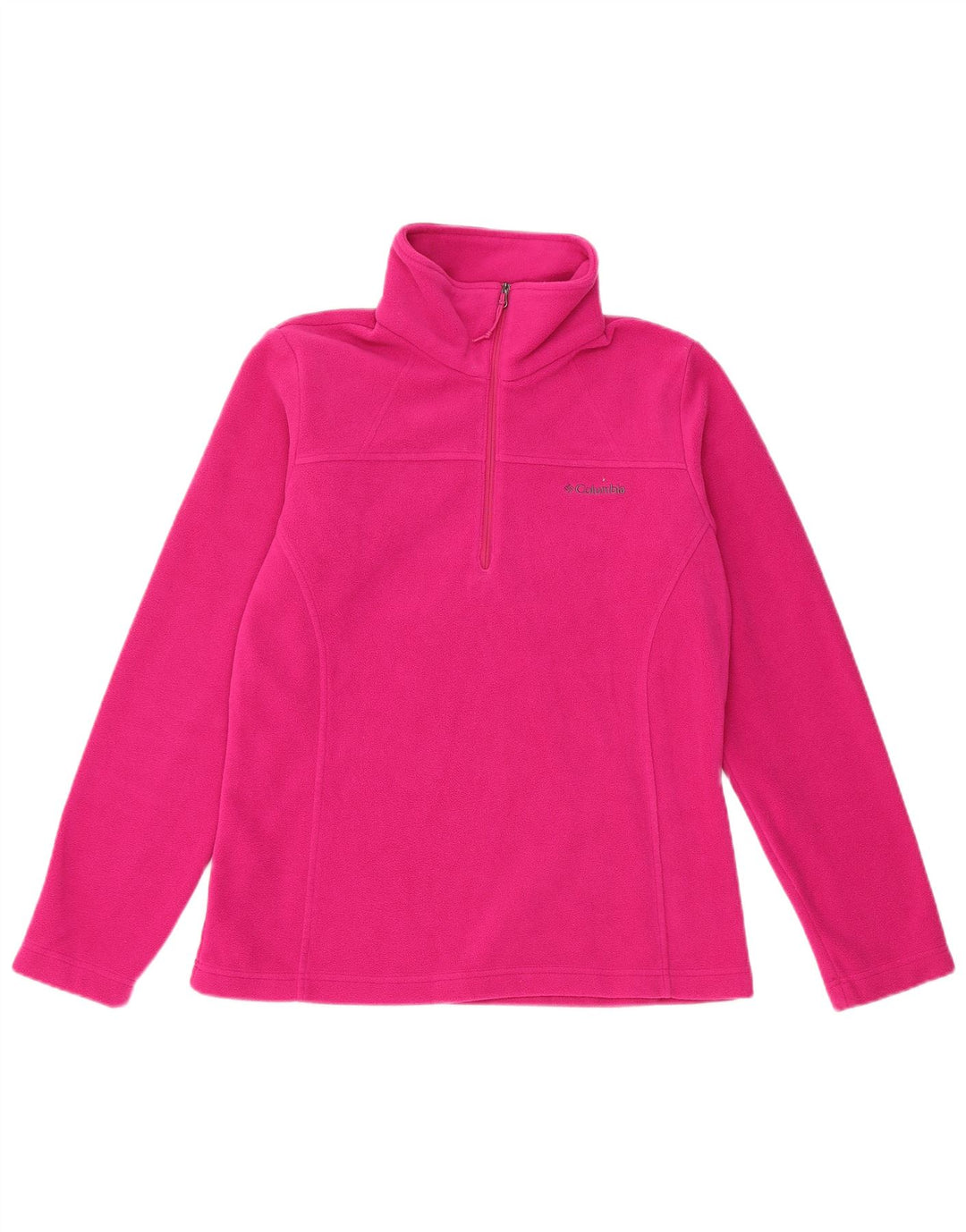 Columbia Dame lynlås-hals Fleece Jumper UK 10 Lille Pink Polyester
