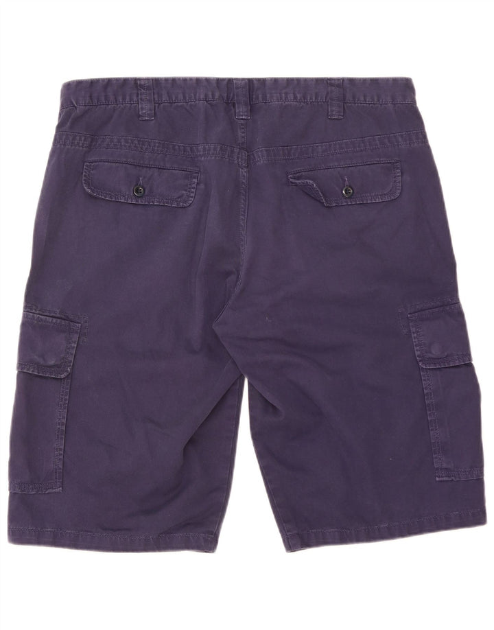 Gant Herre Cargo Shorts W38 XL Marineblå Bomuld