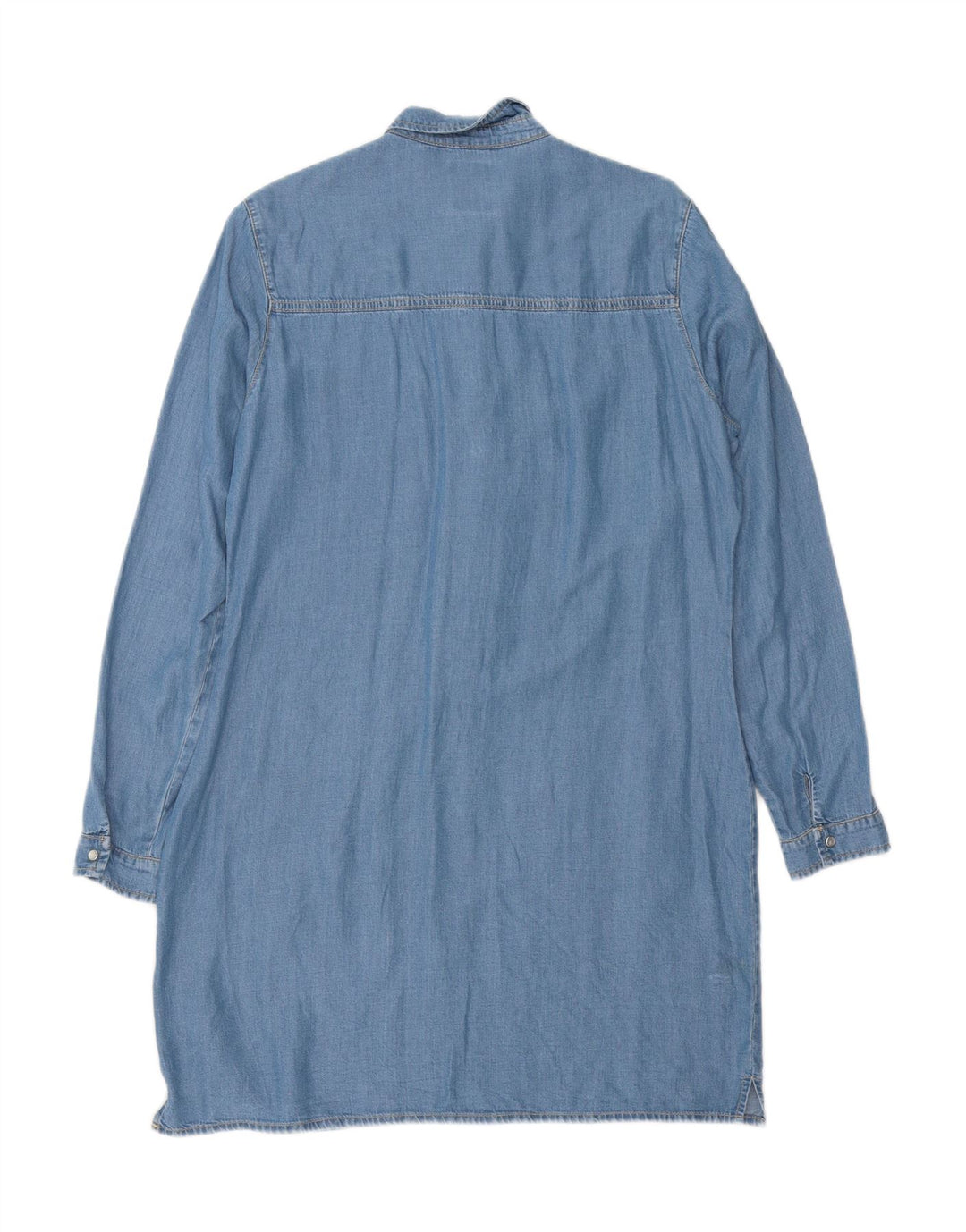NORTH SAILS Womens Pullover Shirt Dress UK 14 Medium Blue Lyocell