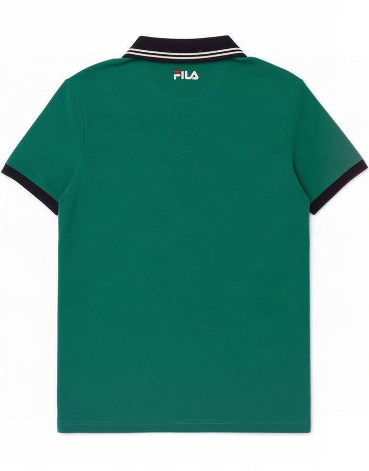 Fila Polo Shirt til mænd Lille Grøn Colourblock