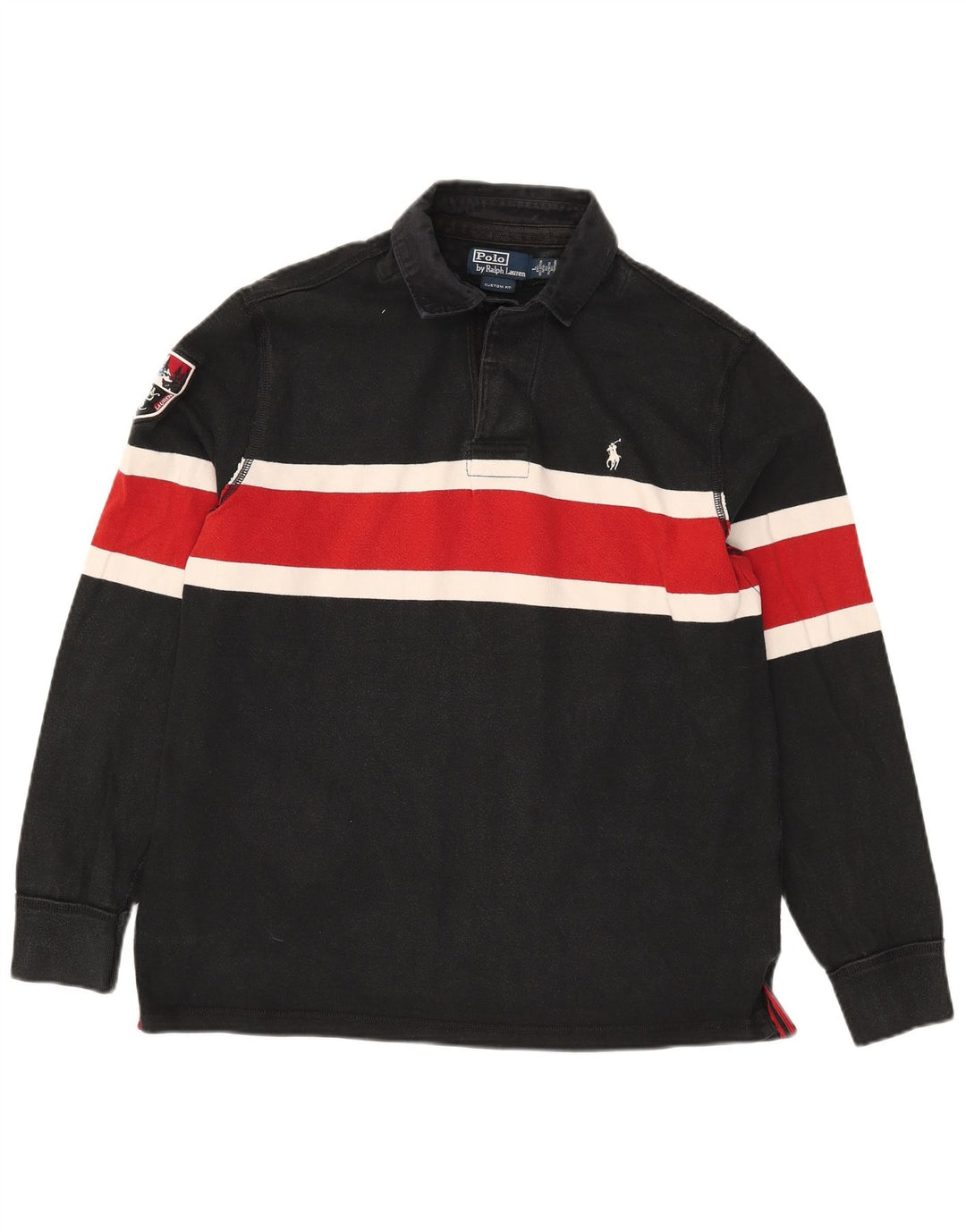 Polo Ralph Lauren Herre grafisk hals sweatshirt jumper stor sort