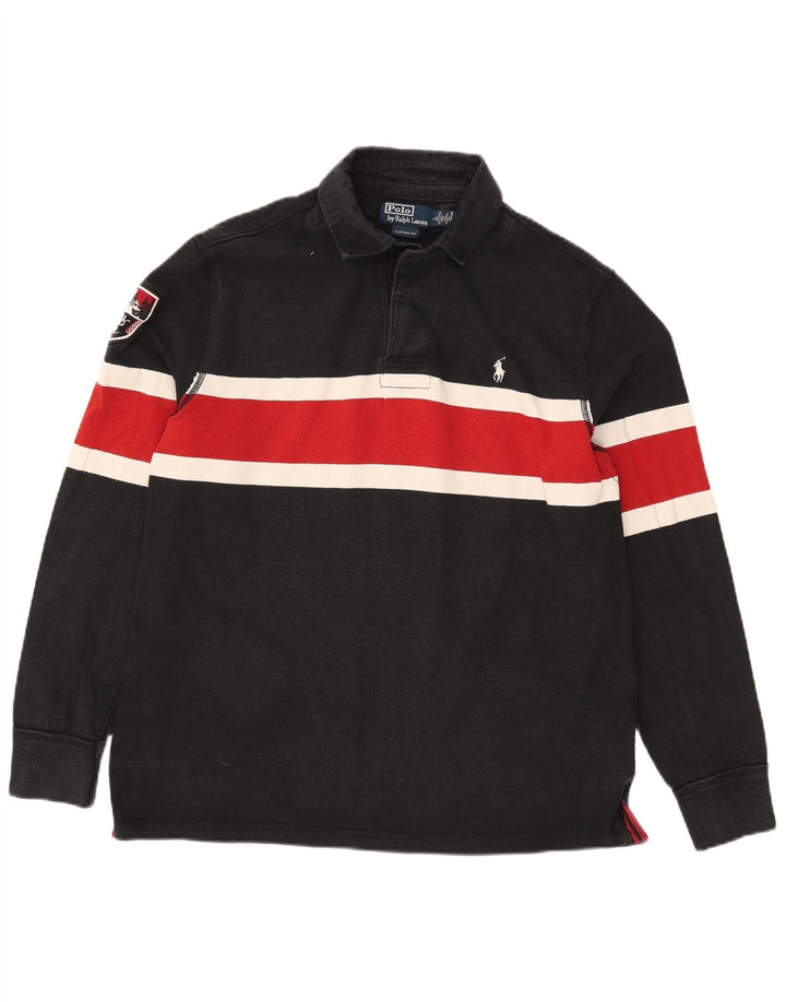 Polo Ralph Lauren Herre grafisk hals sweatshirt jumper stor sort
