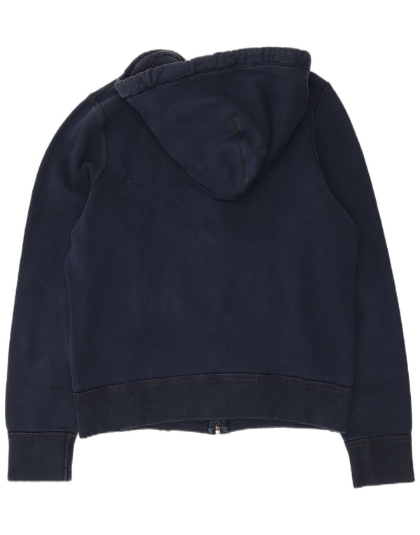 Abercrombie & Fitch Dame Muscle Zip Hættetrøje Sweater UK 18 XL Navy Blue