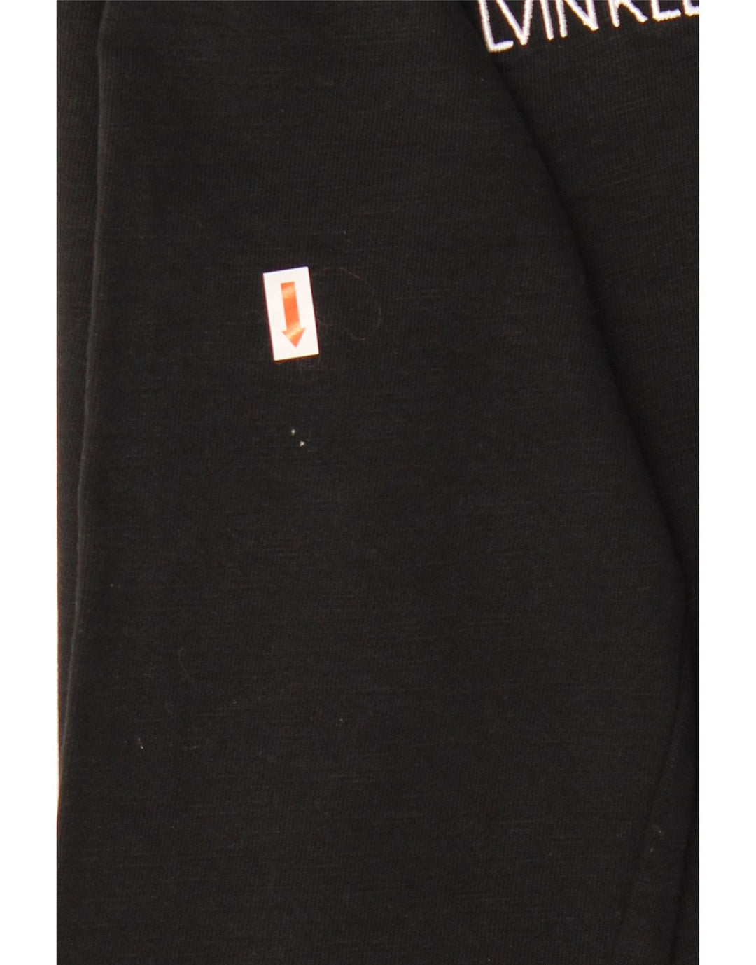 CALVIN KLEIN Drenge grafisk sweatshirt trøje 15-16 år Sort bomuld