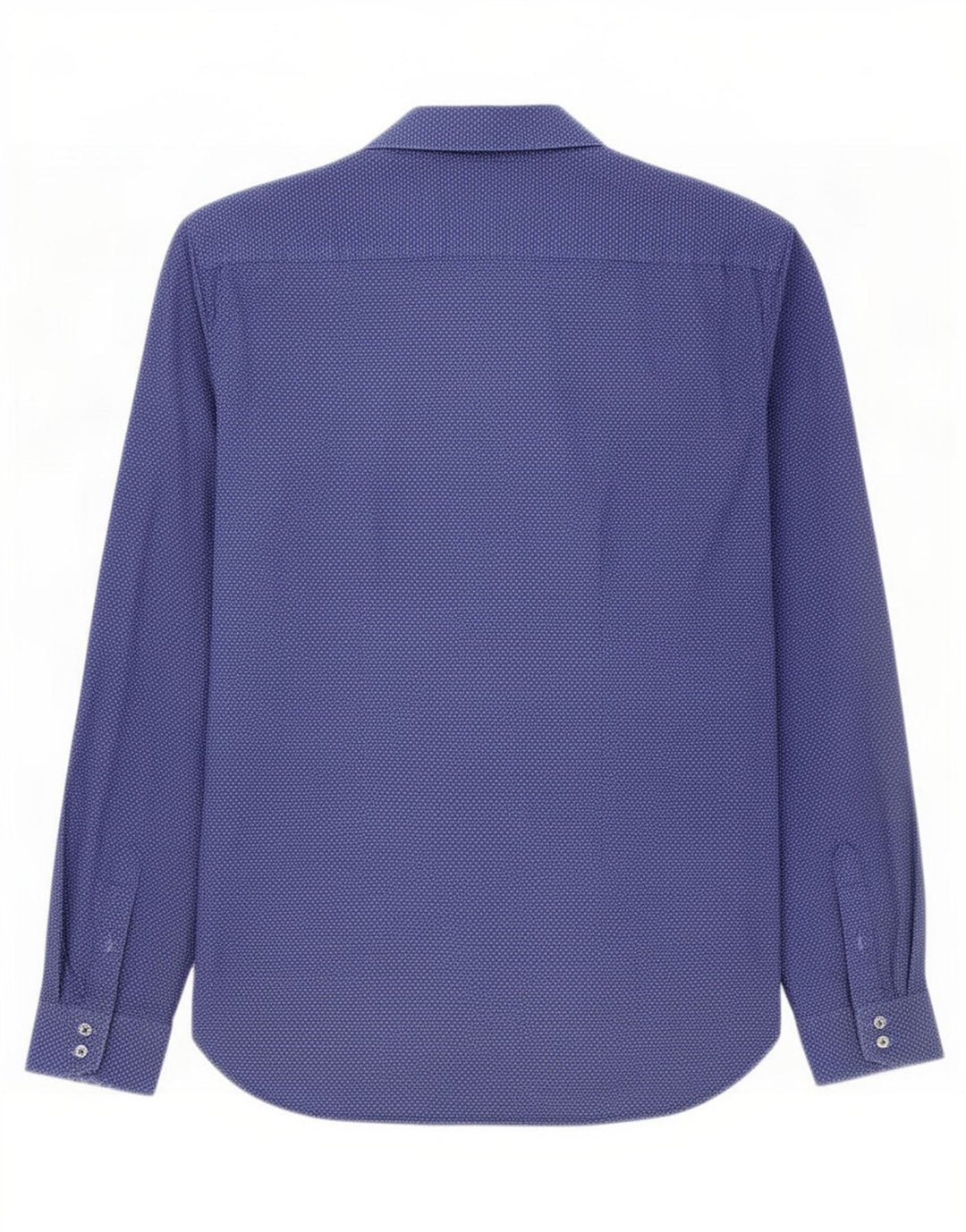 Ted Baker herreskjorte str. 15 Medium marineblå plettet bomuld
