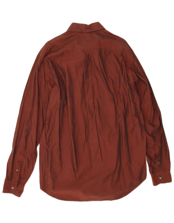 Calvin Klein Jeans Herreskjorte XL Bourgogne bomuld