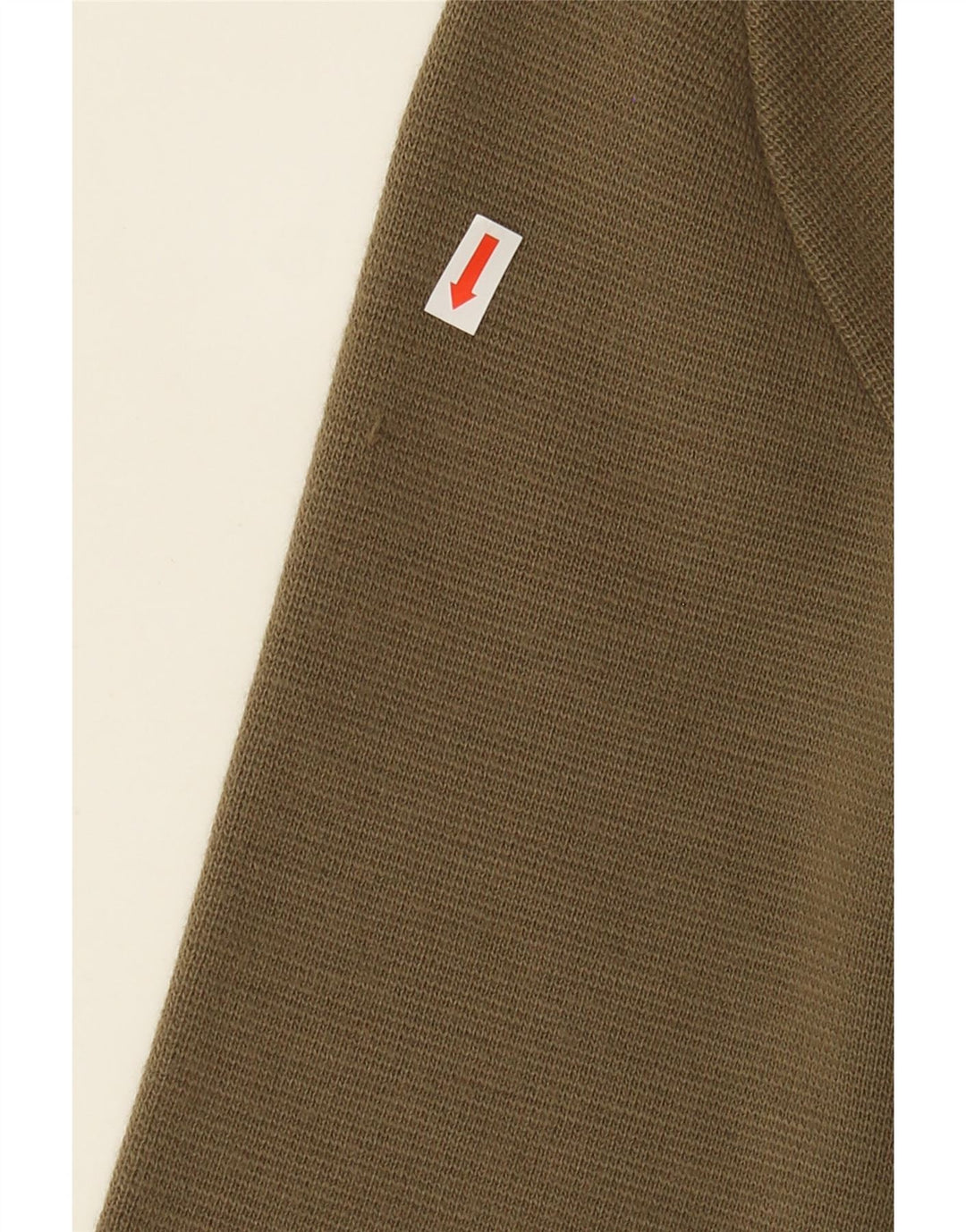 VINTAGE Womens Crew Neck Jumper Sweater UK 14 Large Khaki Vintage Vintage and Second-Hand Vintage from Messina Hembry 