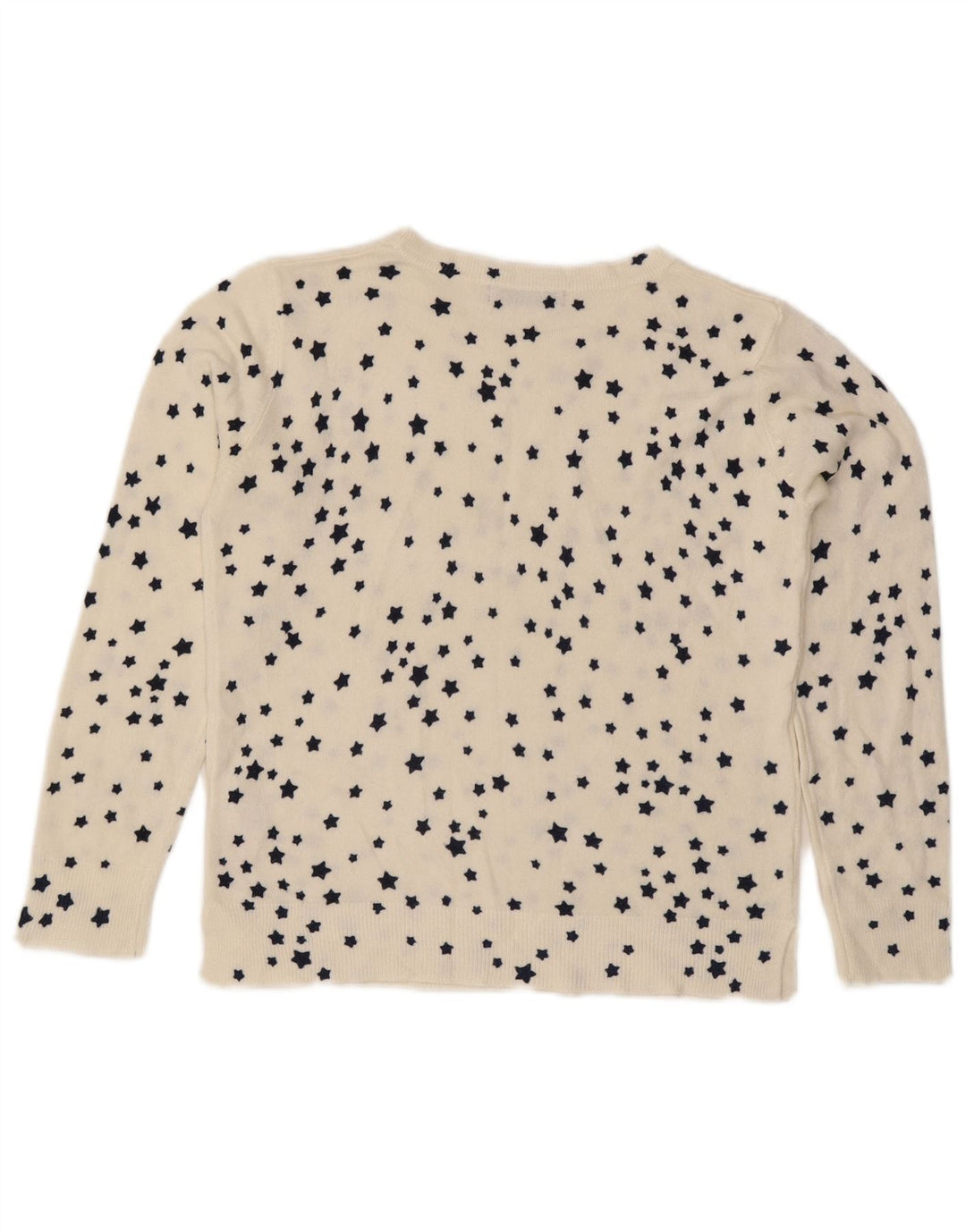 Marks & Spencer Dame Boat Neck Jumper Sweater UK 10 Small White