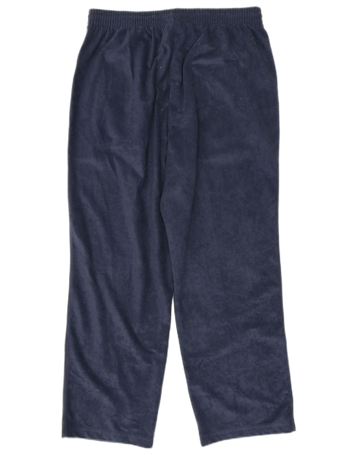 Diadora herre velour træningsdragt bukser XL marineblå polyester