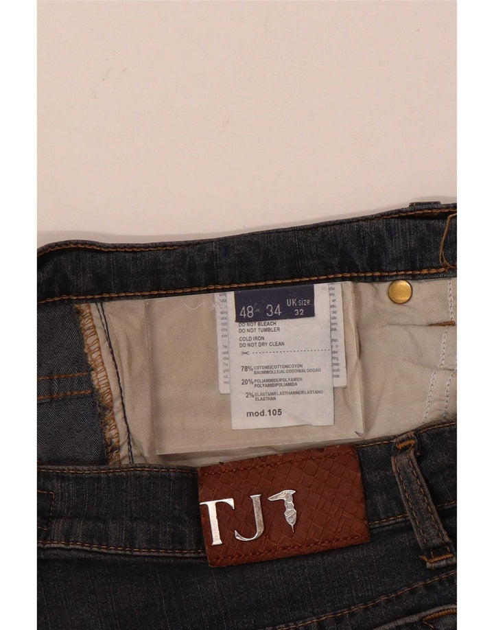 Trussardi lige jeans til kvinder W32 L31 blå bomuld