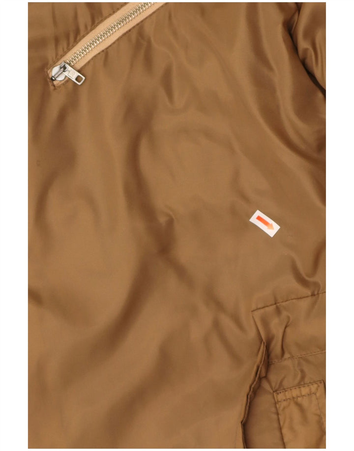 VINTAGE Mens Parka Jacket UK 40 Large Brown