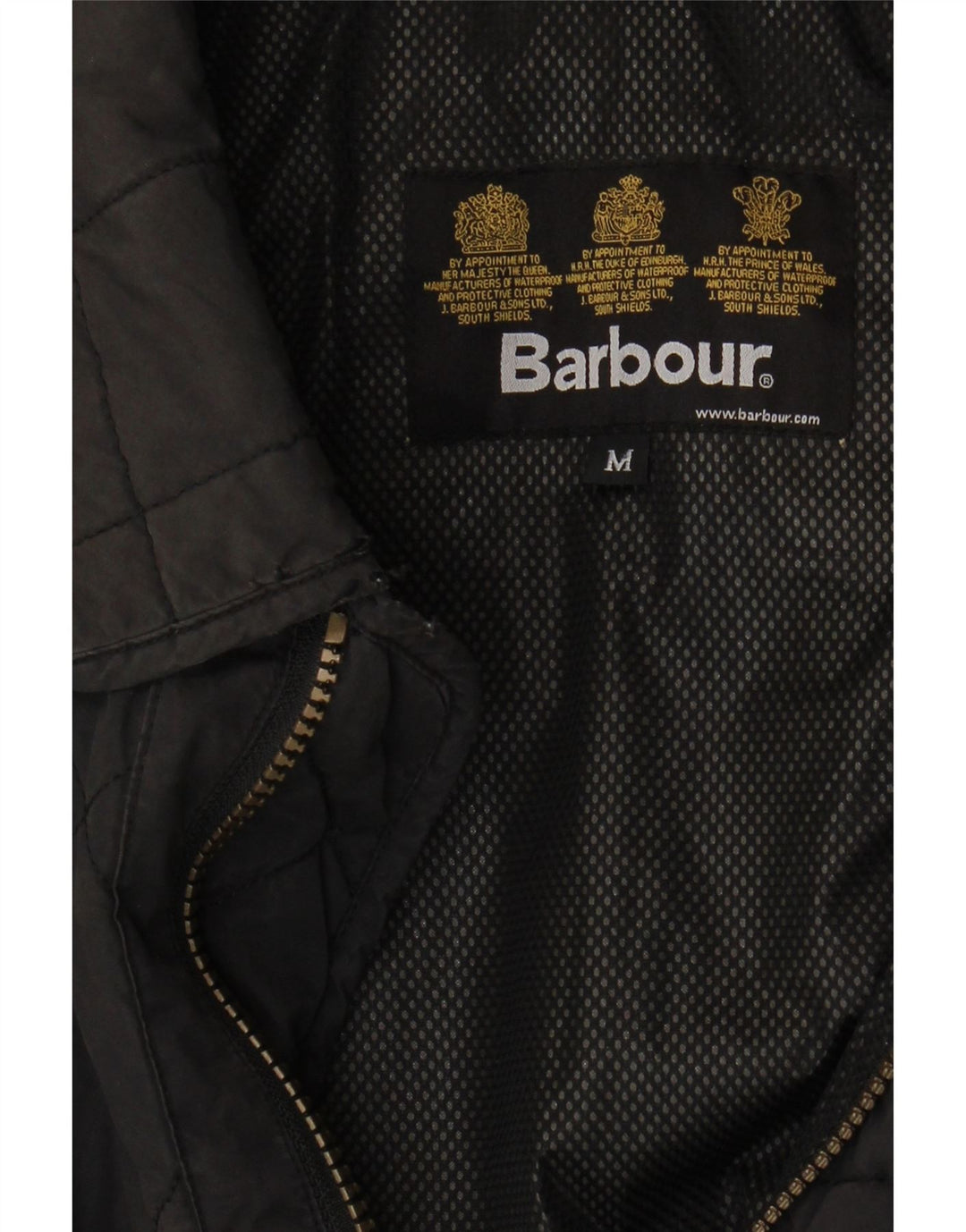 Barbour Herre quiltet jakke UK 38 Medium Sort