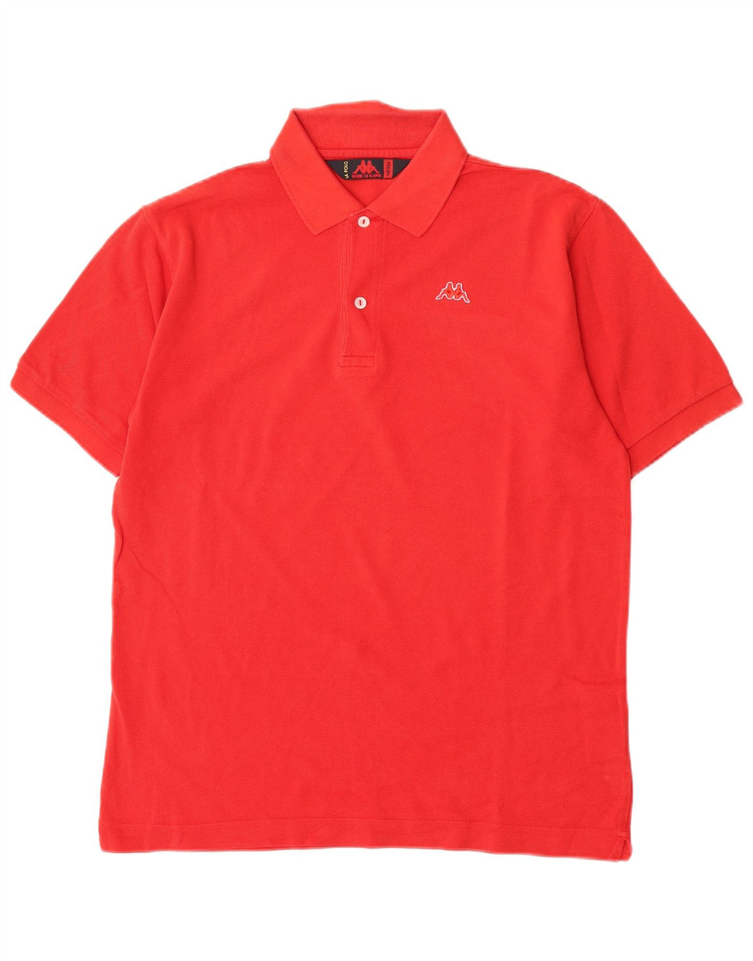 Kappa herre poloshirt Medium rød bomuld