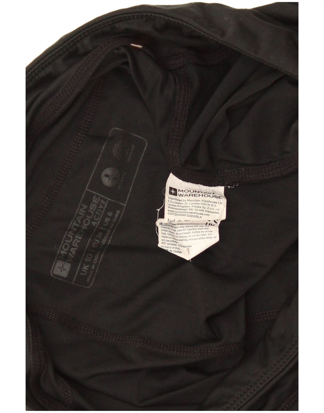 Mountain Warehouse Dame træningsdragt Bukser Joggers UK 10 Small Black