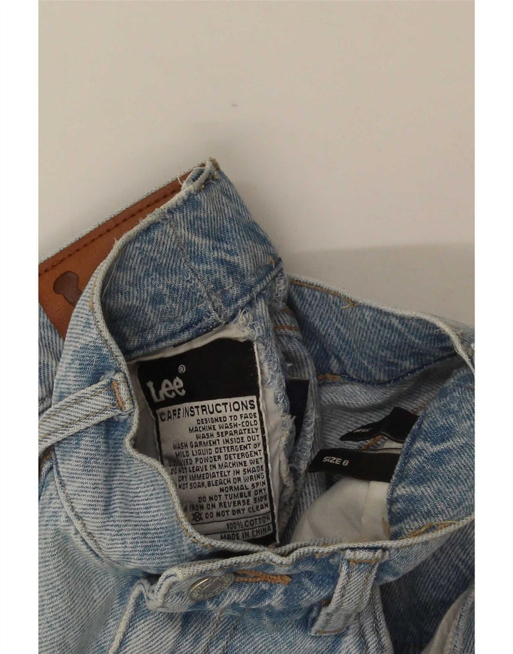 Lee Dame Straight Jeans US 8 Medium W25 L30 Blå Bomuld