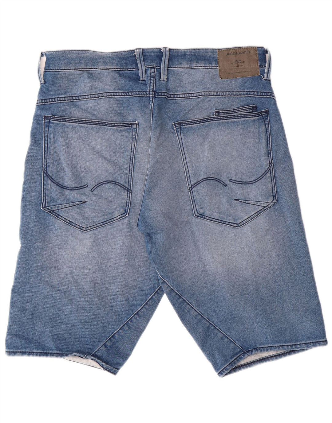 JACK & JONES Denimshorts til mænd Medium W32 Blå Bomuld