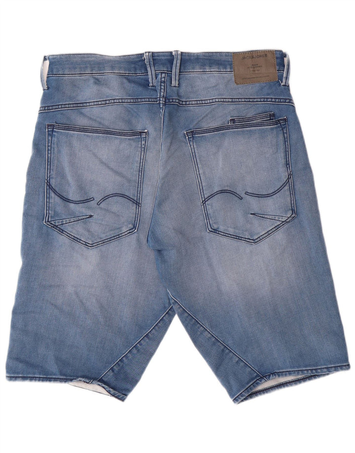 JACK & JONES Denimshorts til mænd Medium W32 Blå Bomuld