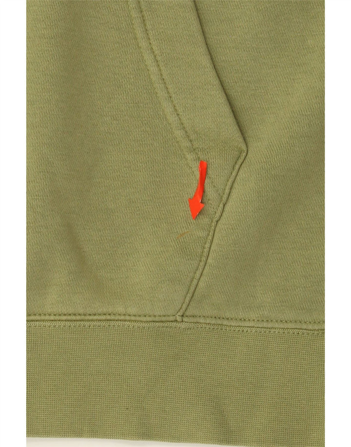 Nike grafisk hættetrøje til mænd mellemgrøn bomuld