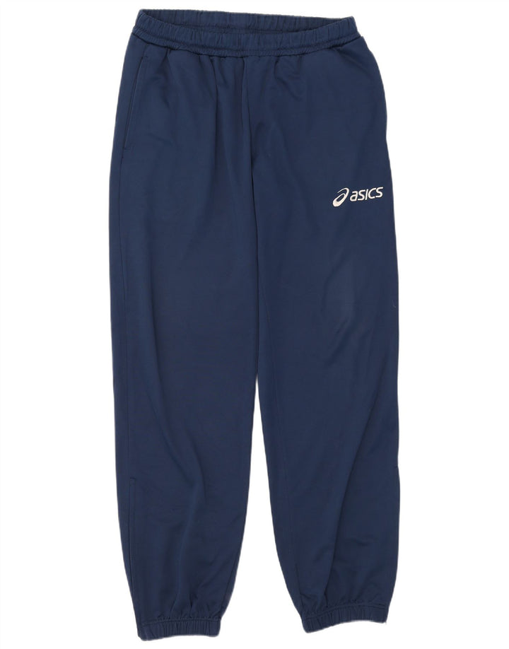 Asics Herre træningsdragt Bukser Joggers Large Navy Blue Polyester