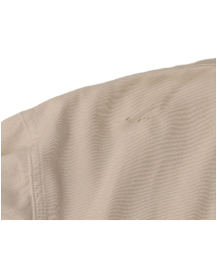 Anyway Herre Denim Shirt Large Off White Bomuld