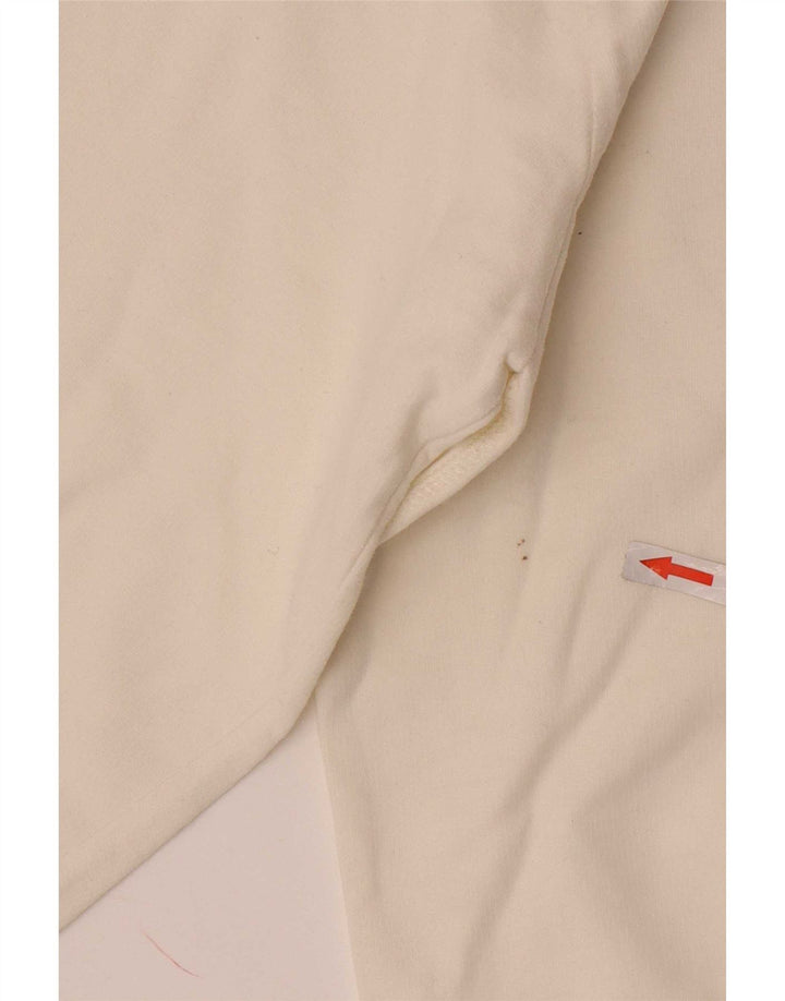 North Sails Herre Grafisk Sweatshirt Jumper Medium Hvid Bomuld