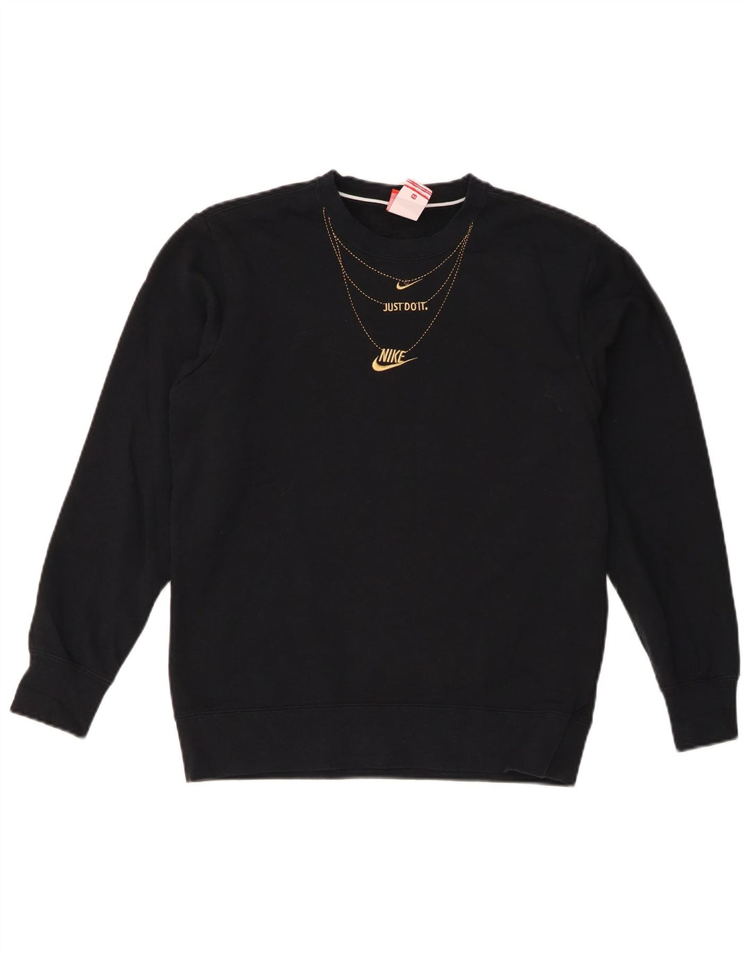 Nike grafisk sweatshirt til mænd XS Sort bomuld