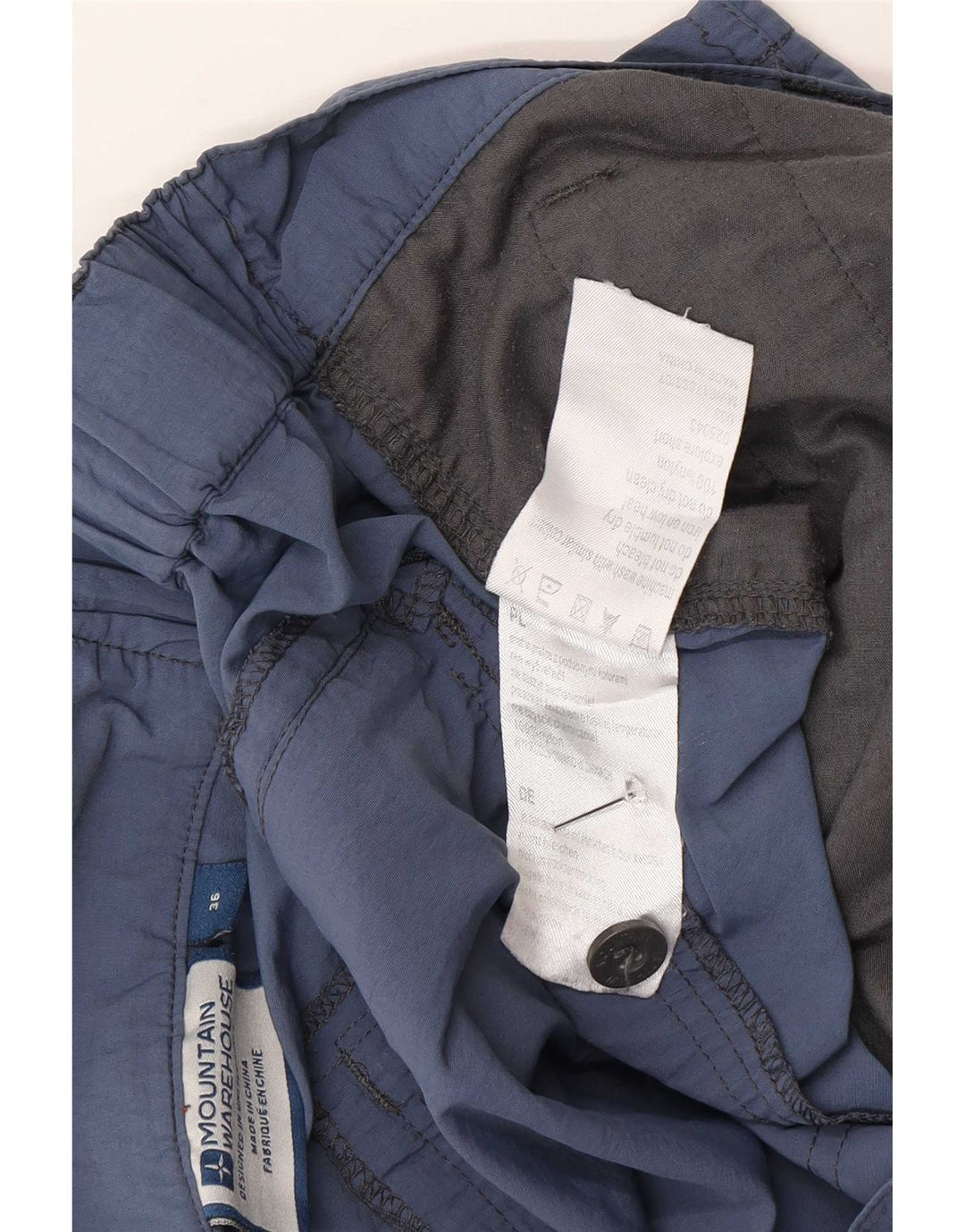 Mountain Warehouse Herre Cargo Shorts W36 Large Navy Blue Nylon