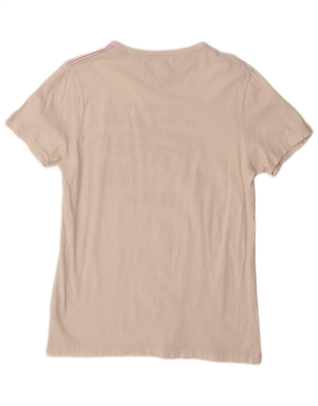 Tommy Hilfiger Herre grafisk T-shirt Top Lille hvid bomuld